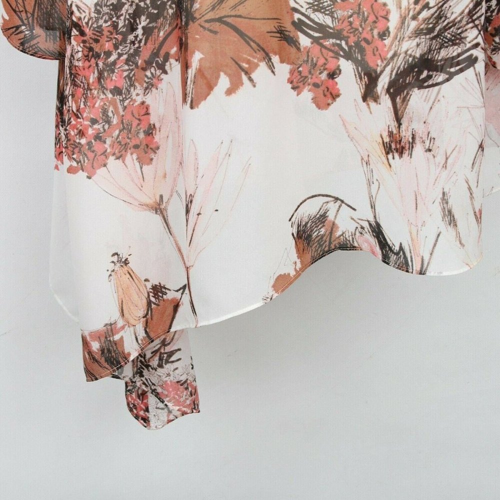 Travelers Collection By Chicos Chiffon Sheer - Picture 5 of 5